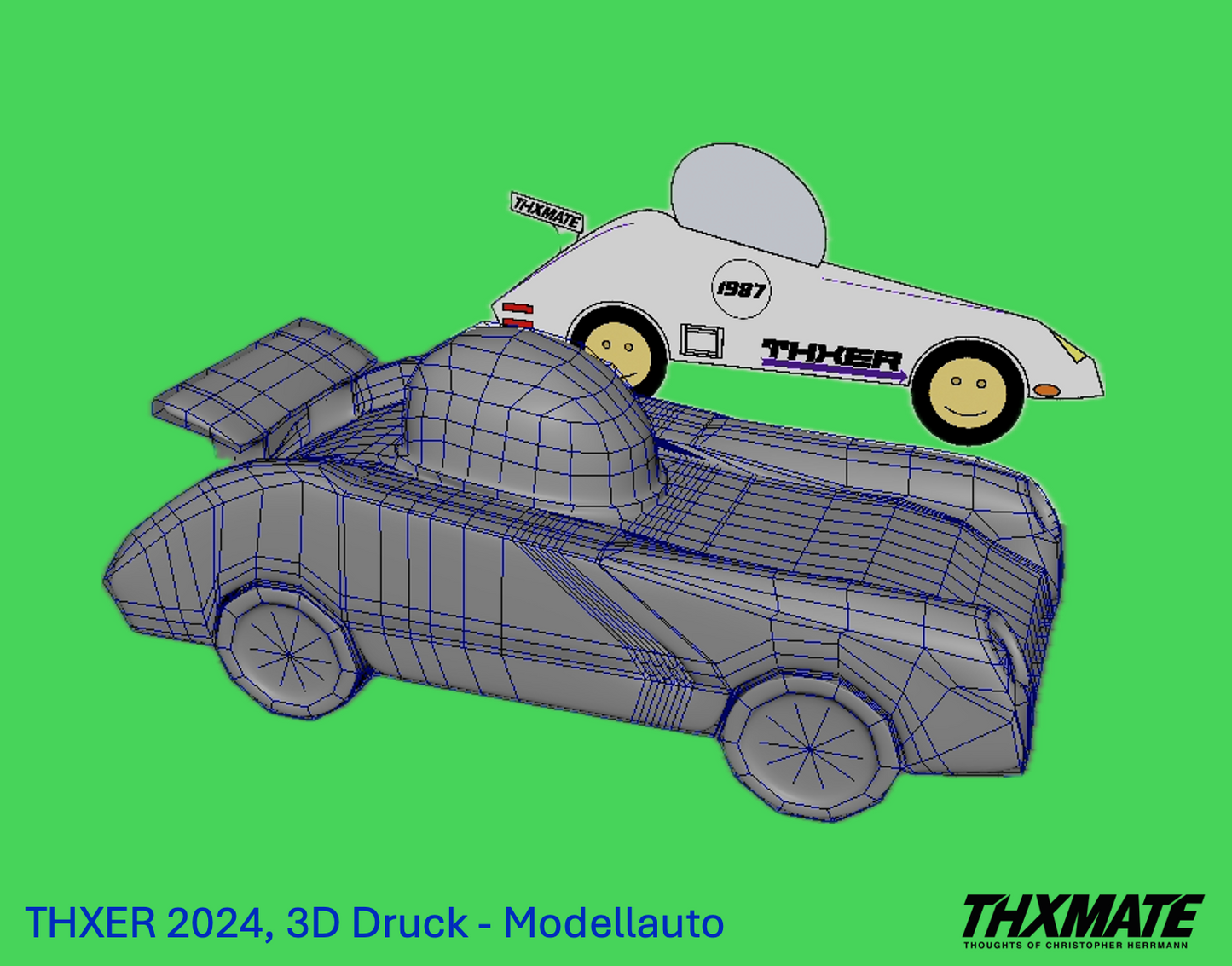 THXER Modellauto & 5 Prototypen