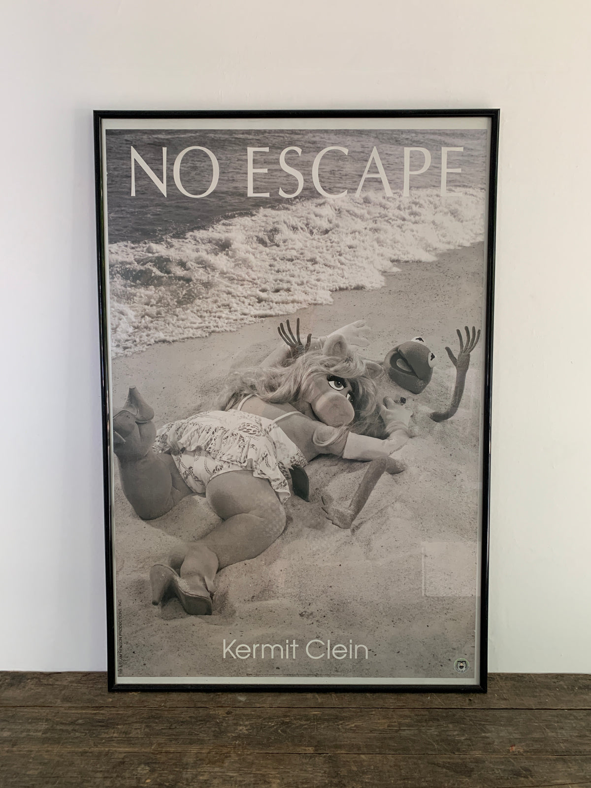Kermit Clein Poster mit Alluminiumrahmen
