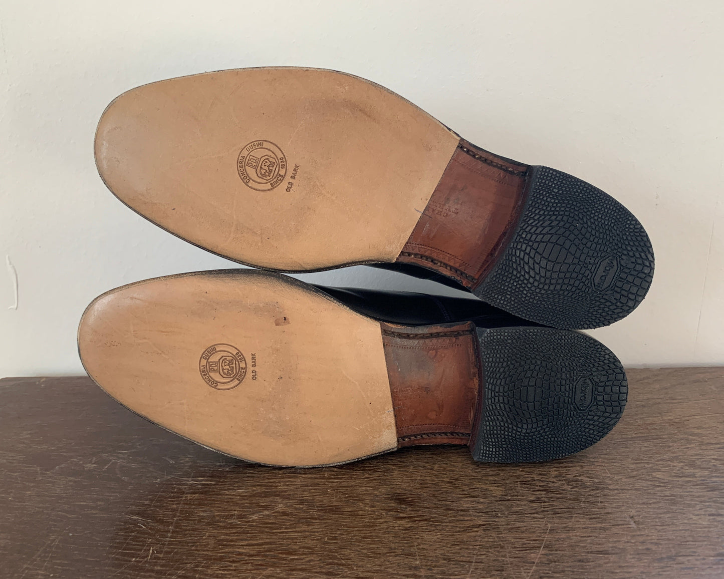 Charles Tyrwhitt Oxford Lederschuhe Schwarz 40