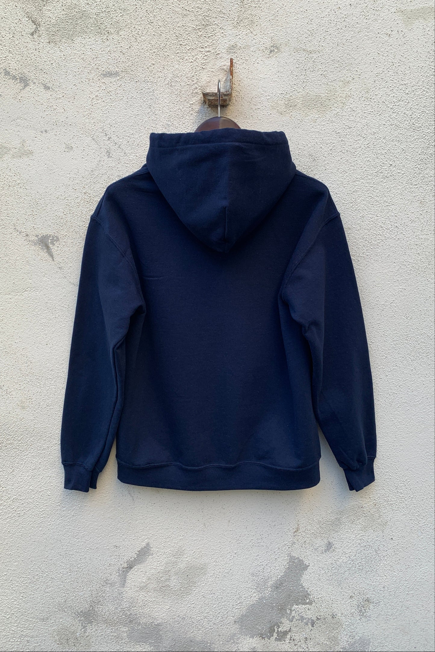 Upcycling Deep Hoodie Marineblau M