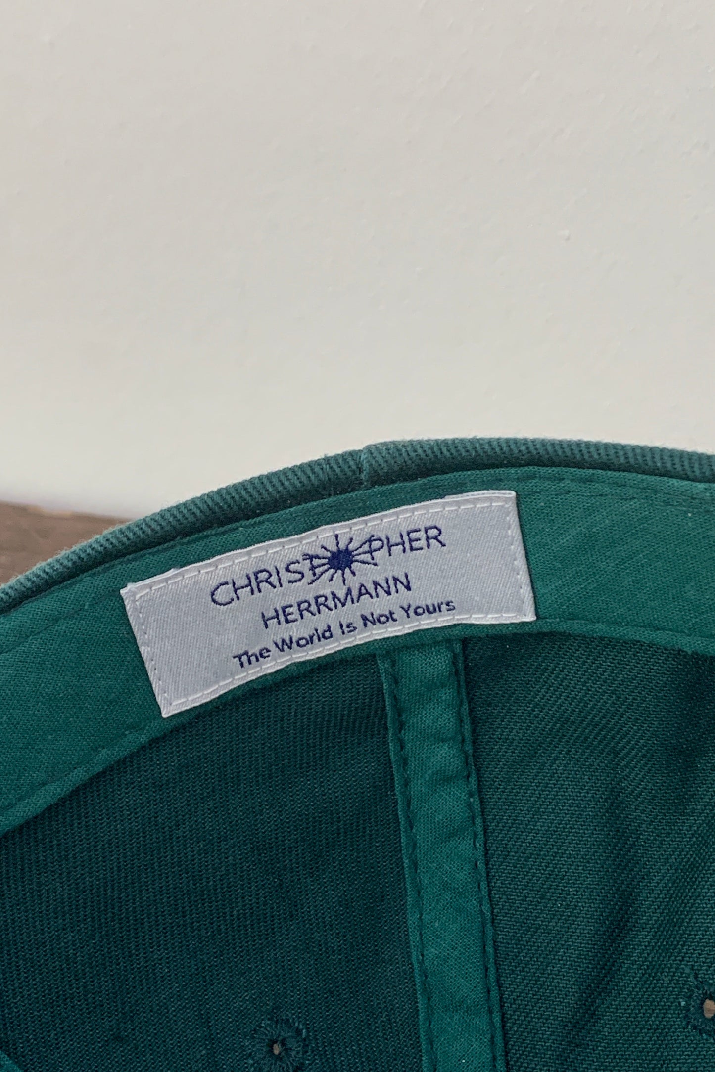 Upcycling Strick Cap Waldgrün