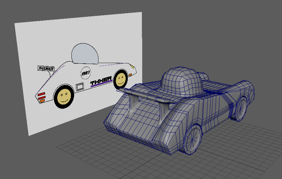THXER Modellauto & 5 Prototypen