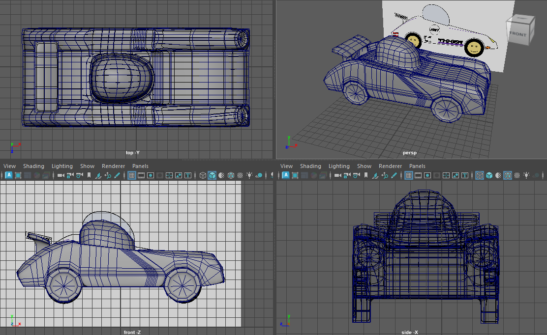 THXER Modellauto & 5 Prototypen