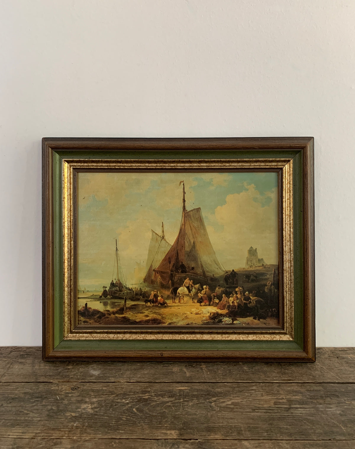 Wijnand Joseph Nuijen Kunstdruck mit Holzrahmen