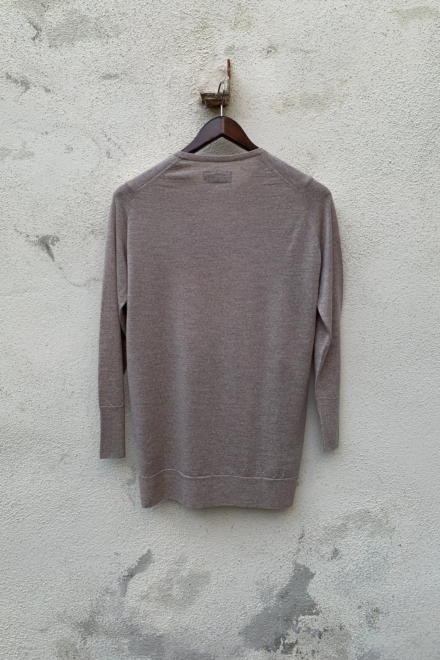 Upcycling Deep Pullover Hellbraun S