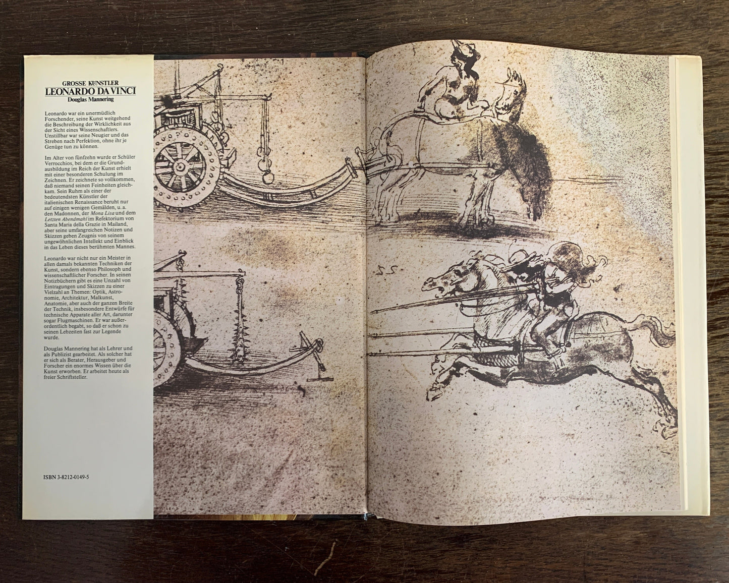 Grosse Künstler Leonardo Da Vinci Buch von Douglas Mannering