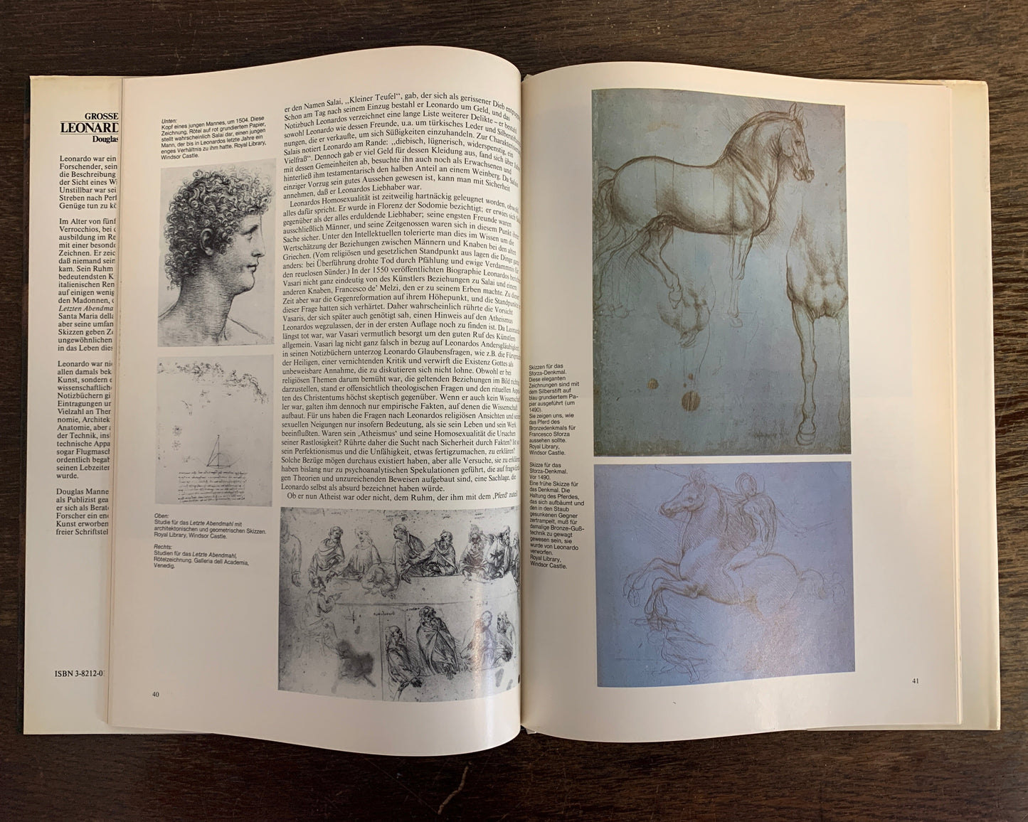 Grosse Künstler Leonardo Da Vinci Buch von Douglas Mannering