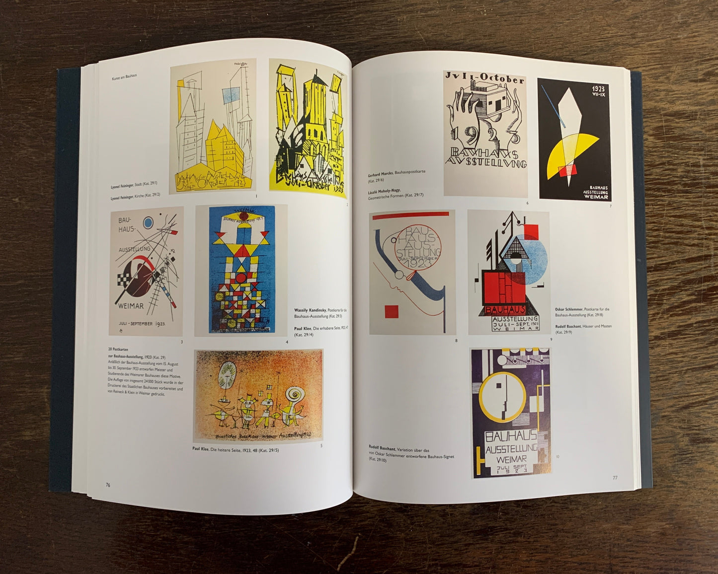 Bauhaus-Ideen um Itten, Feininger, Klee, Kadinsky Vom Expressiven zum Konstruktiven von Brigitte Salmen