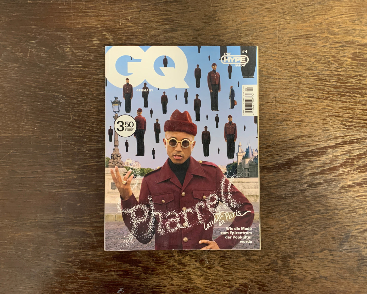 GQ The Hype Issue #4 Pharrell landet in Paris Magazin