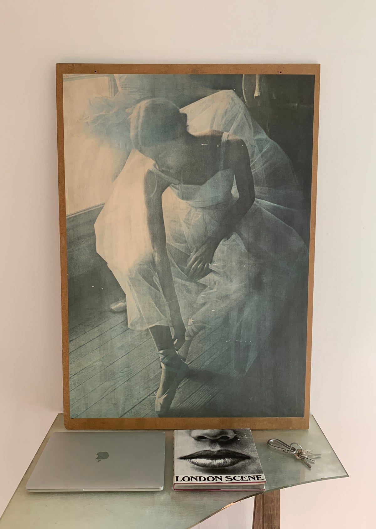 Ballerina Fotografie & Weltkarten Wandbild